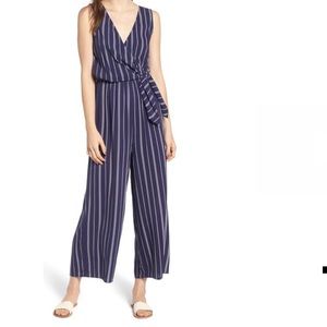 Soprano navy and white striped jumpsuit